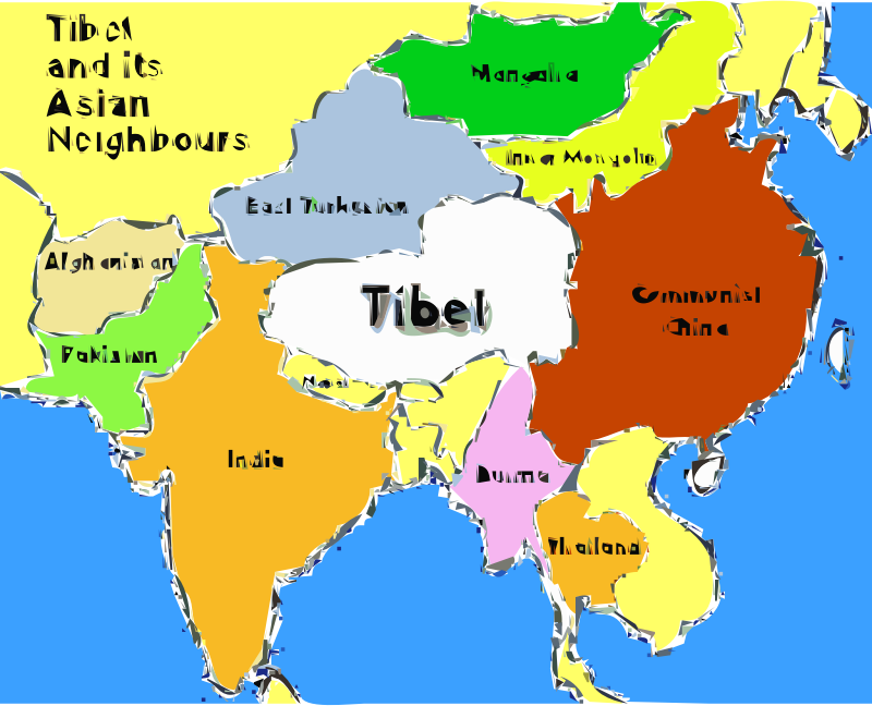 Tibet map