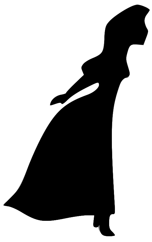 Woman's silhouette