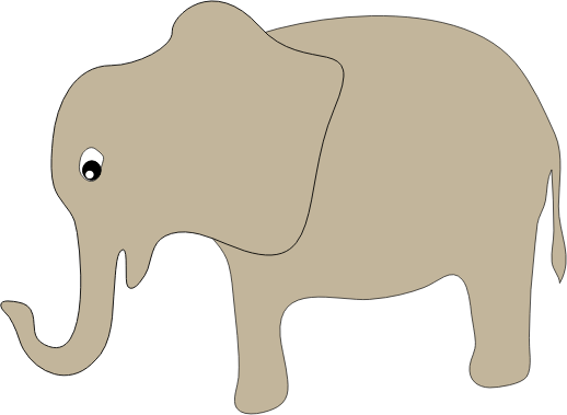 hand drawn elephant 