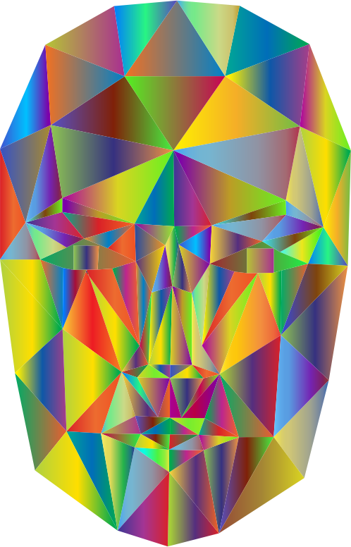 Prismatic Wireframe Head 2