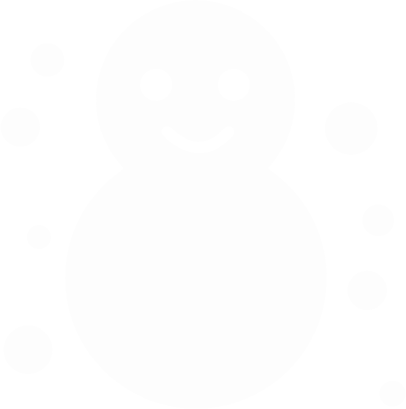 White snowman