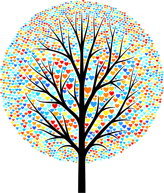 Hearts Tree