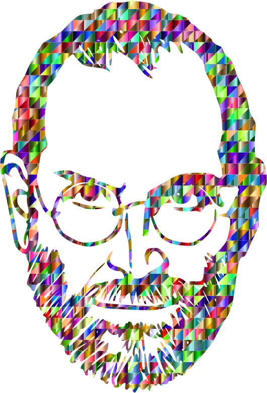 Chromatic Triangular Steve Jobs