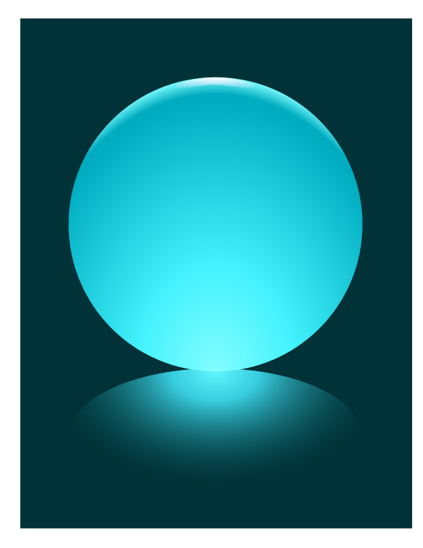 Cyan Sphere