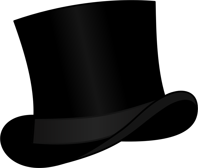 Top hat black