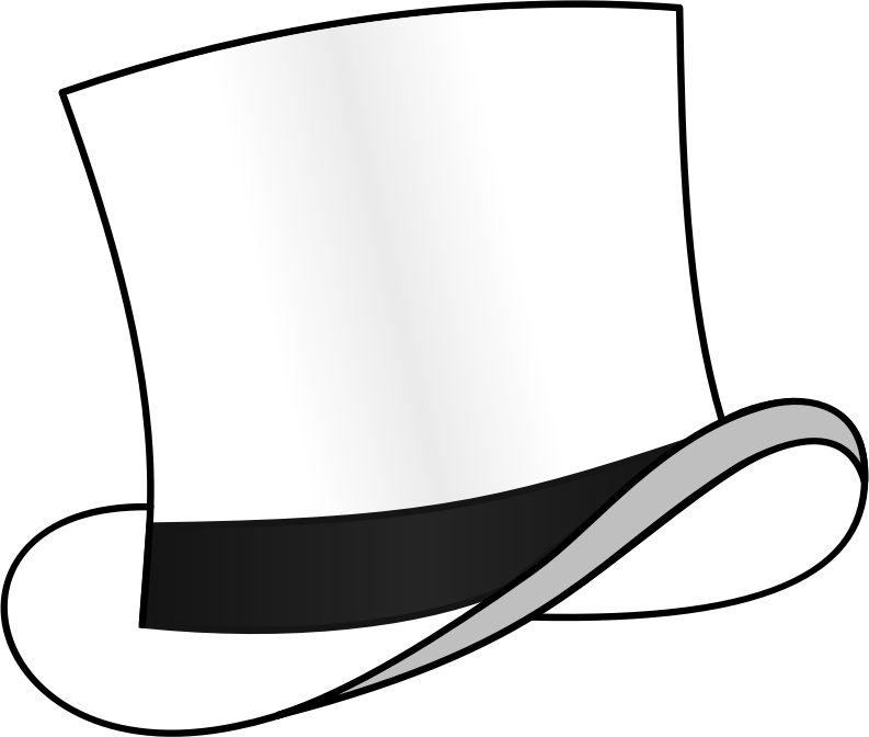 Top hat white