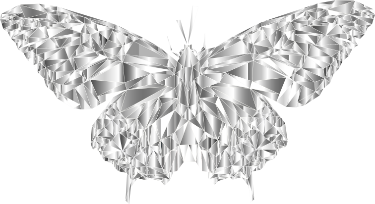 Low Poly Butterfly Prismatic 5
