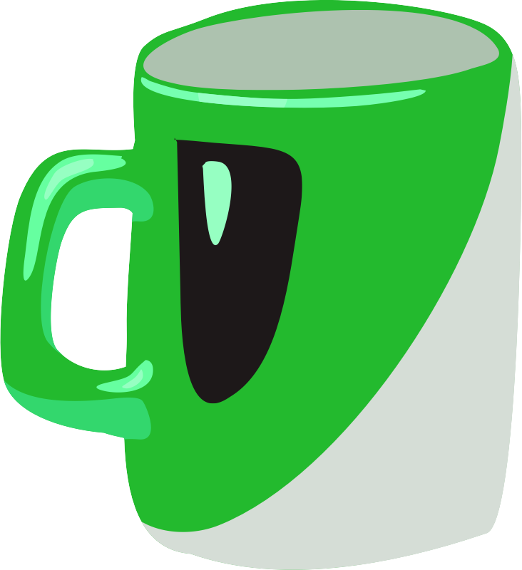 Green mug