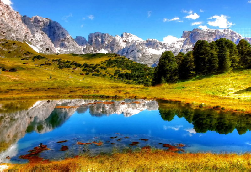 Surreal Italian Alps