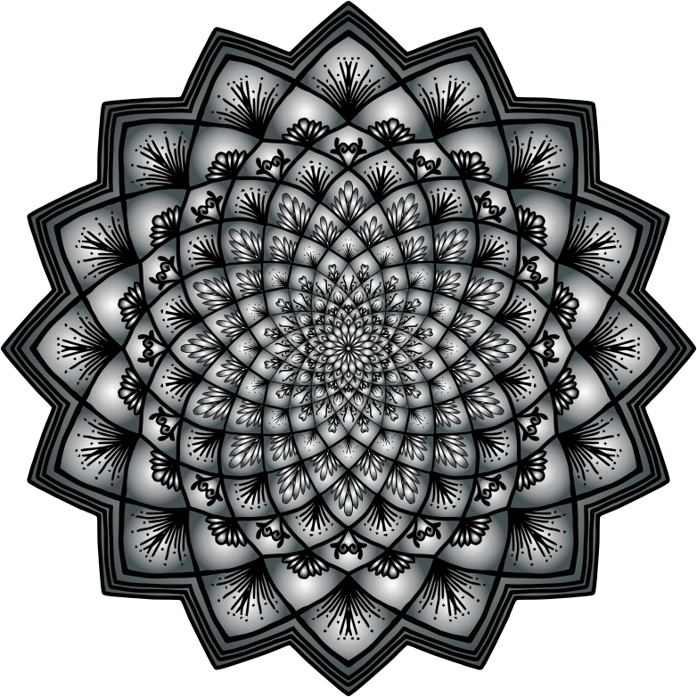 Prismatic Floral Mandala III 7