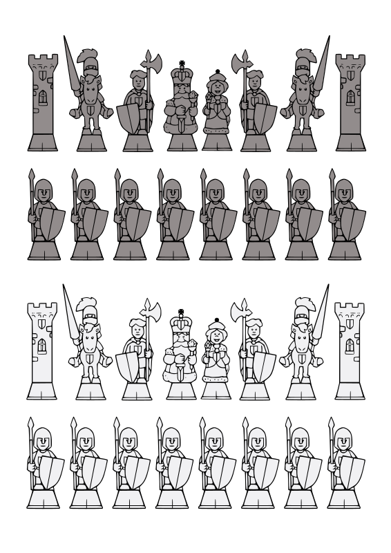 Print Out Chess Set