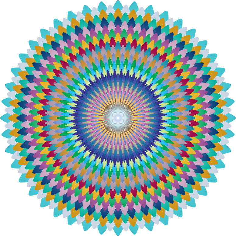 Abstract Petals Mandala