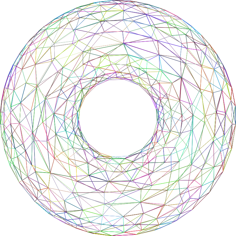 3D Torus Wireframe Prismatic