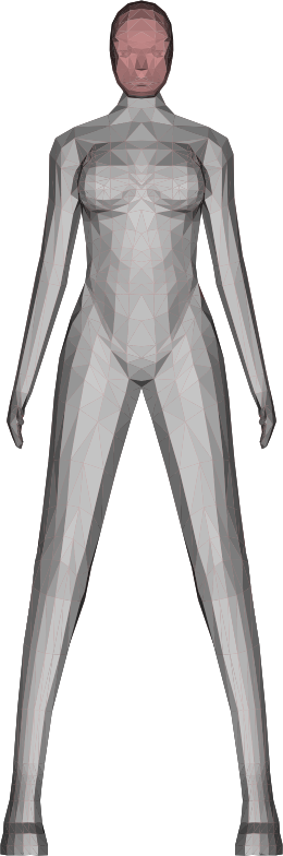 Low Poly Female Body