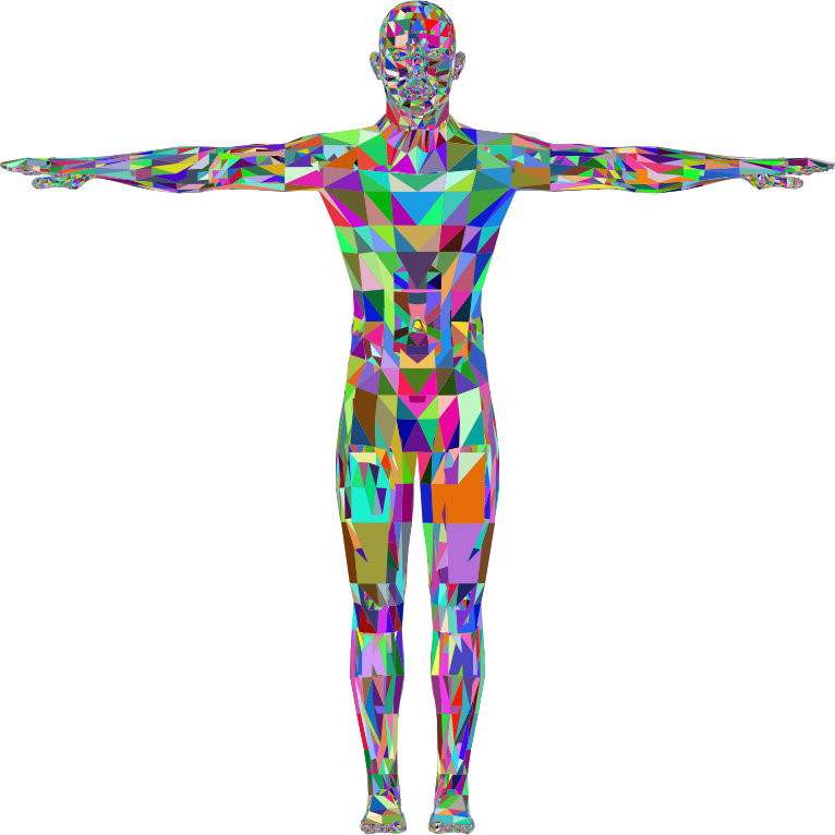 Detailed Low Poly Man Prismatic