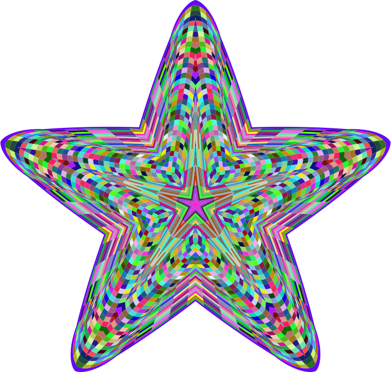 Prismatic Geometric Star