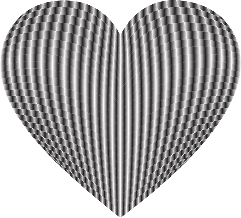 3D Prismatic Grid Heart 4