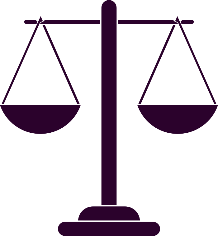 Justice Scales Silhouette 2