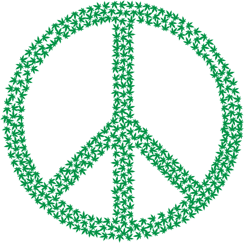 Marijuana Peace Sign