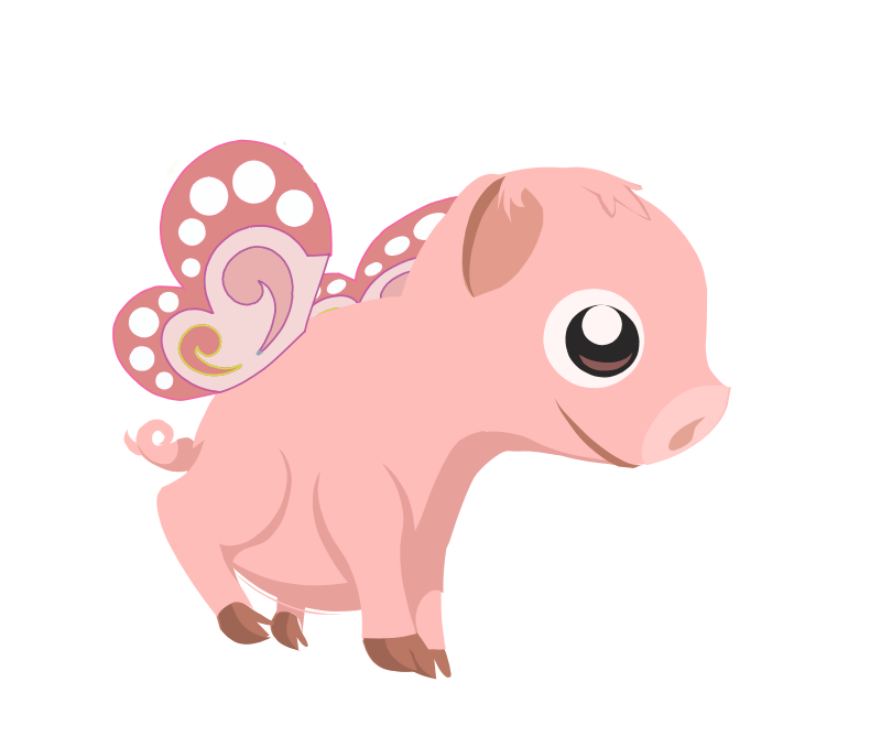 Flying piglet Animation