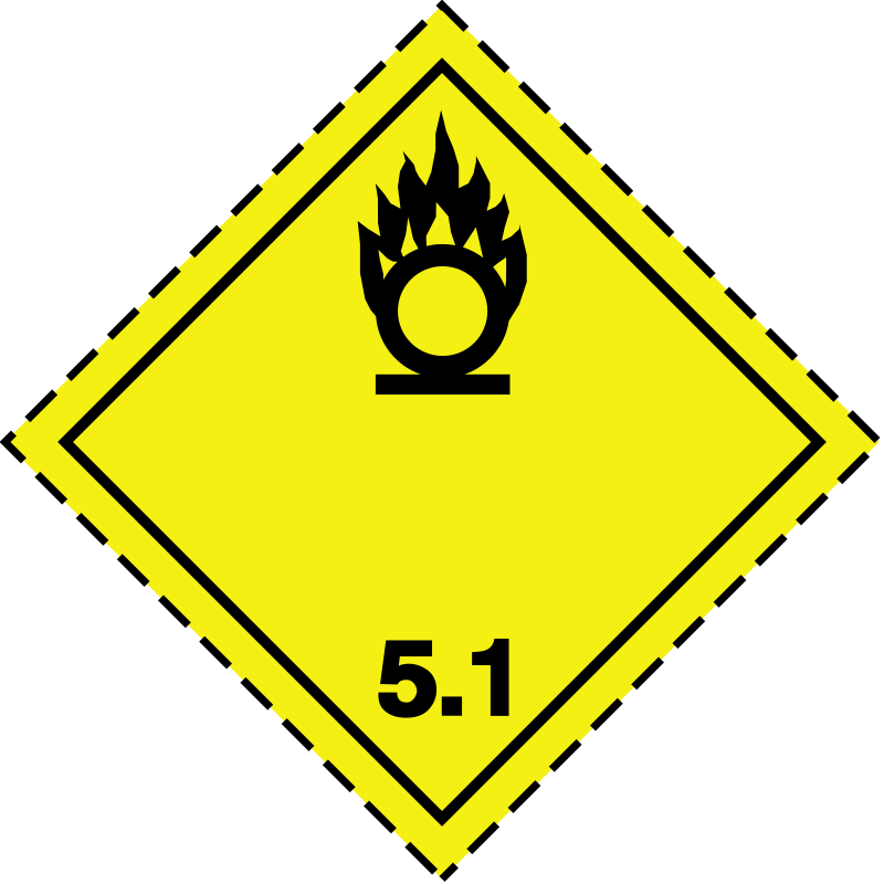 ADR pictogram 5.1-Oxidizers