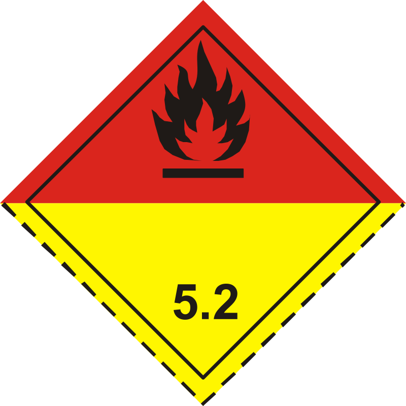 ADR pictogram 5.2-Organic peroxides