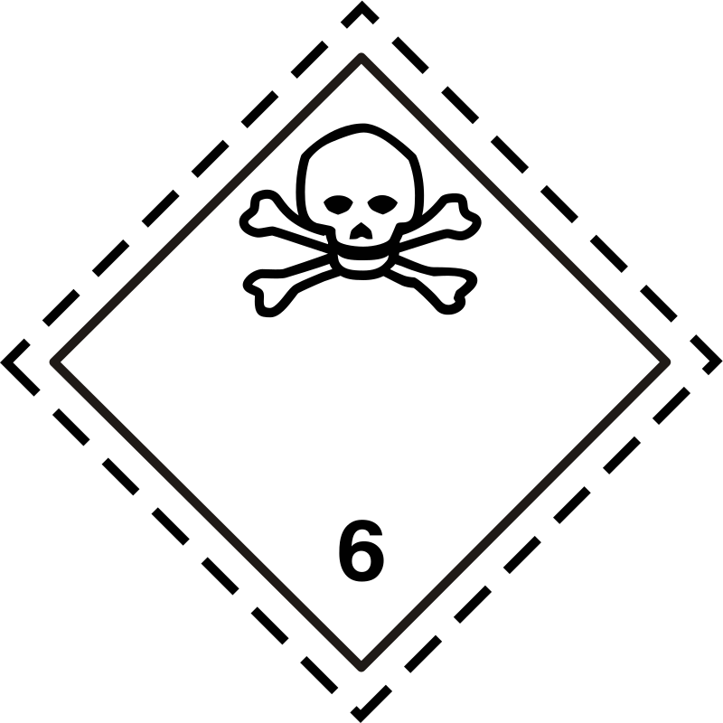 ADR pictogram 6.1-Poison