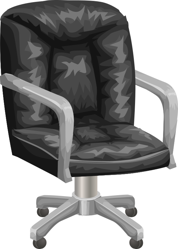 Black office chair from Glitch