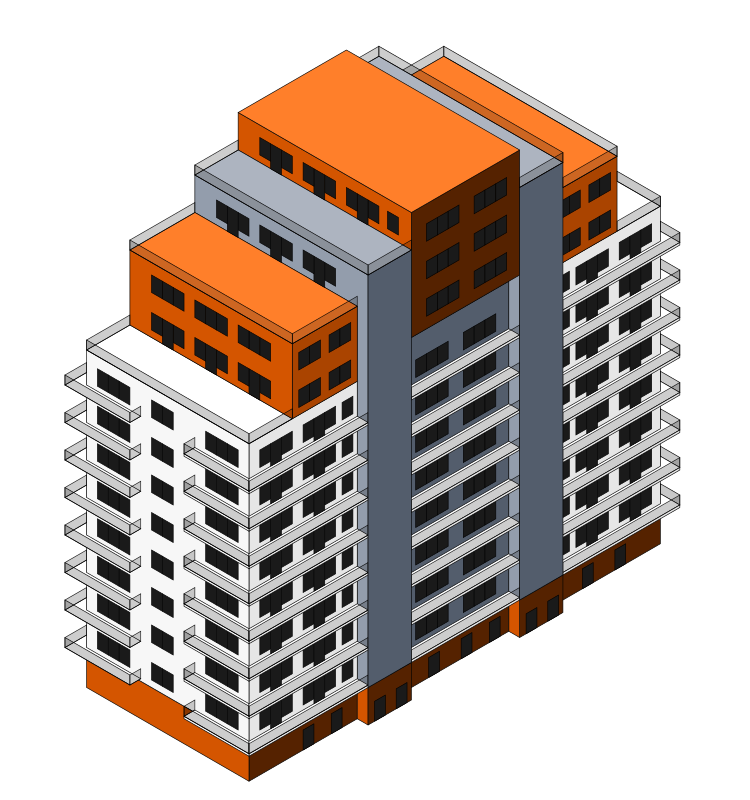 Isometric building 2