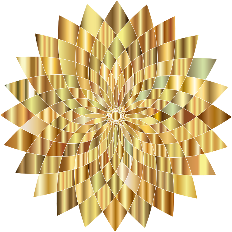 Prismatic Abstract Flower Line Art II 7