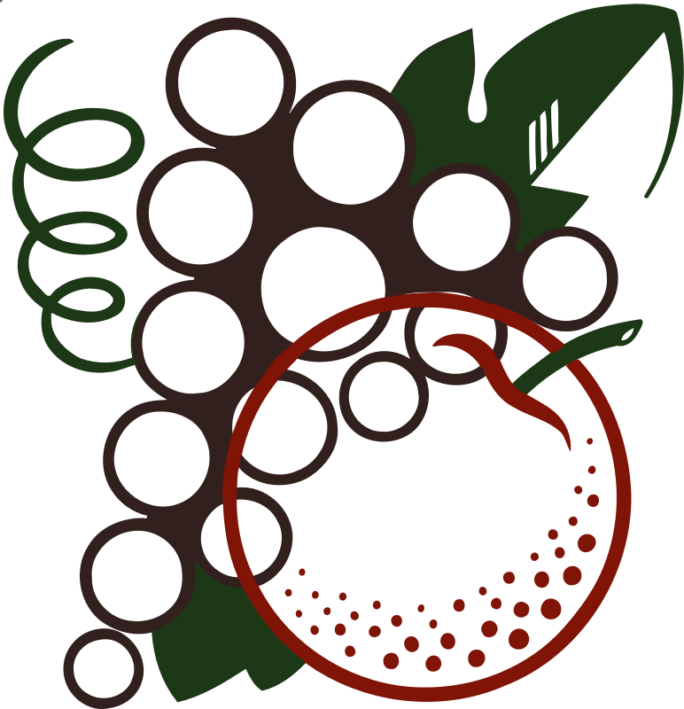 Stylised fruit