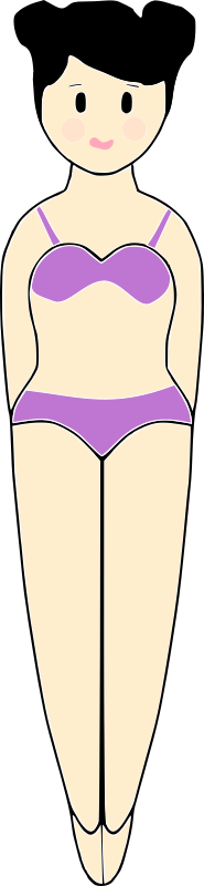 Girl in a Bathing Suit