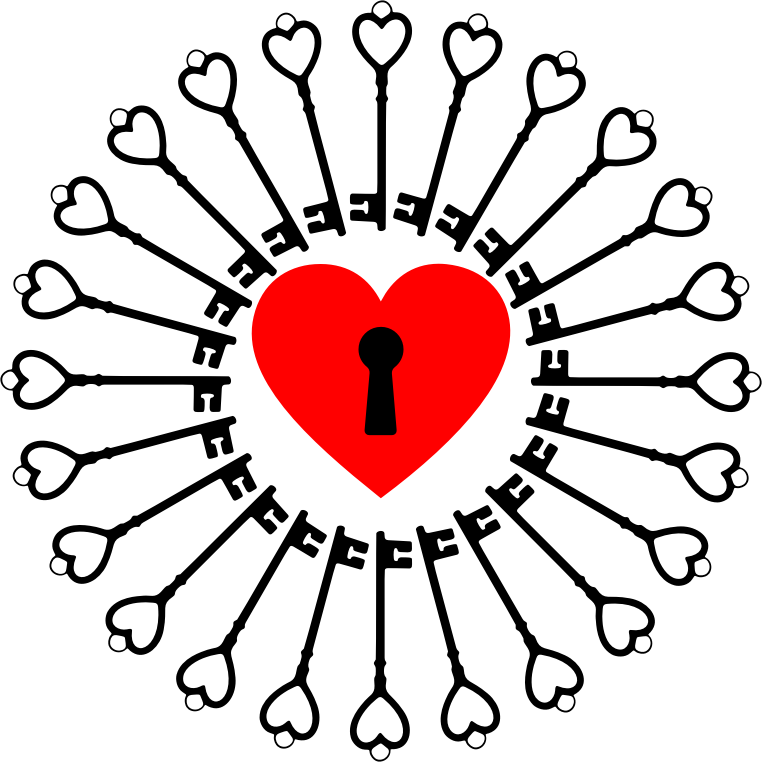 Locked Heart And Keys
