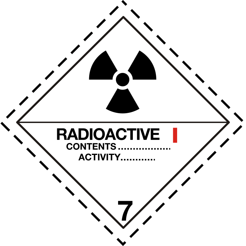 ADR pictogram 7a-Radioactive