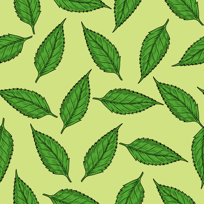 Summer leaves pattern