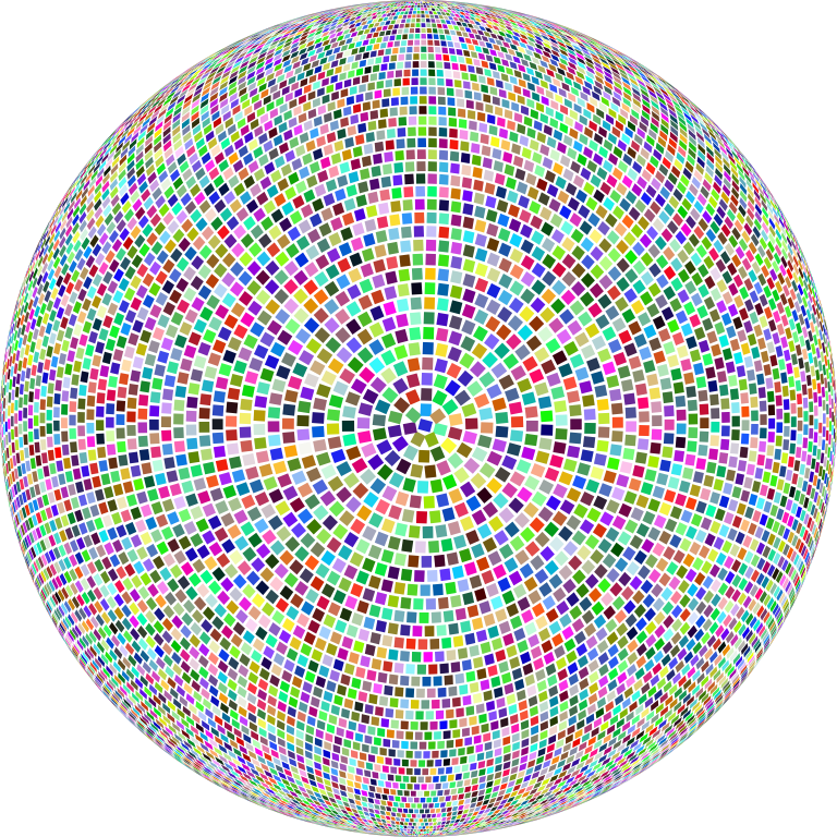 Prismatic Mosaic Sphere