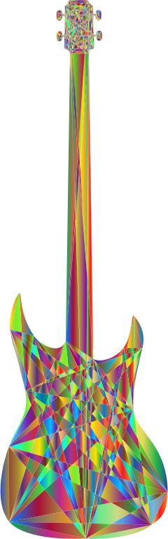 Prismatic Geometric Guitar 2