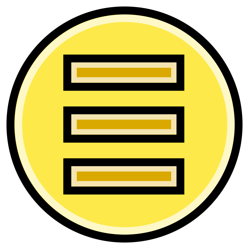 Button - Menu (Yellow)