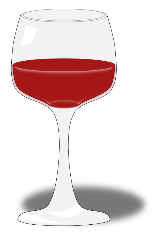 Wine glass 3d 