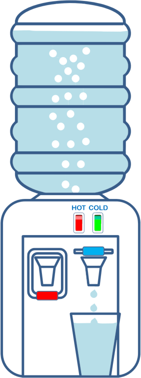 Water Cooler Illustration