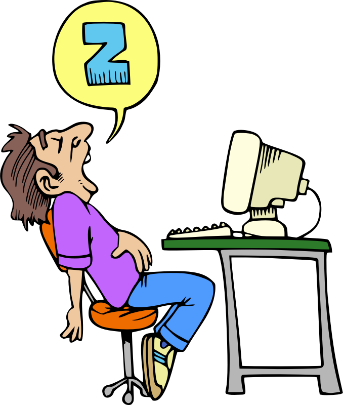 Sleeping Computer User (#1)