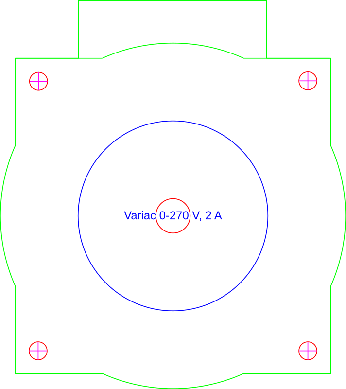 RSA Variac 0-270 V, 2 A