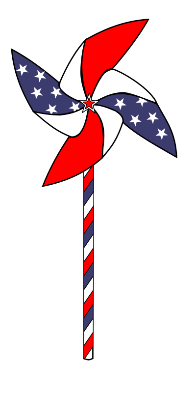 July 4th Pinwheel Animation