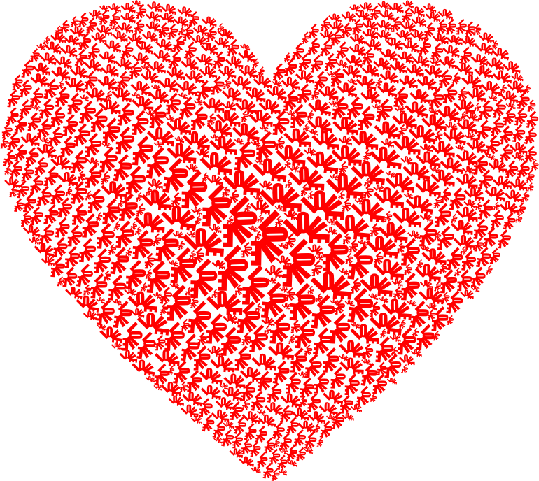 Red Hearts - Openclipart