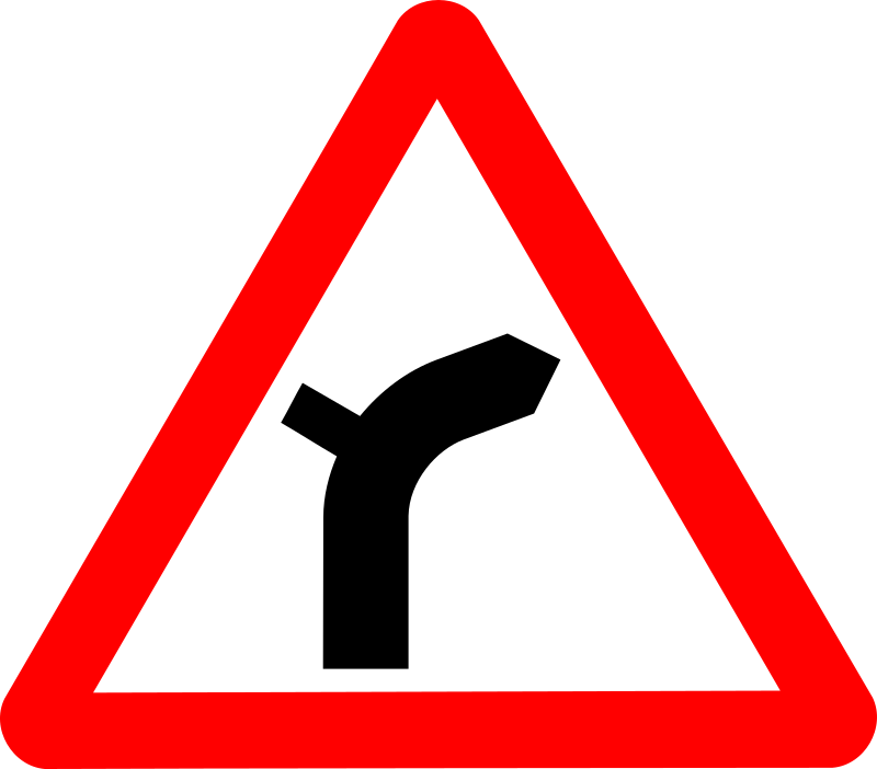 Roadsign Junc-curve