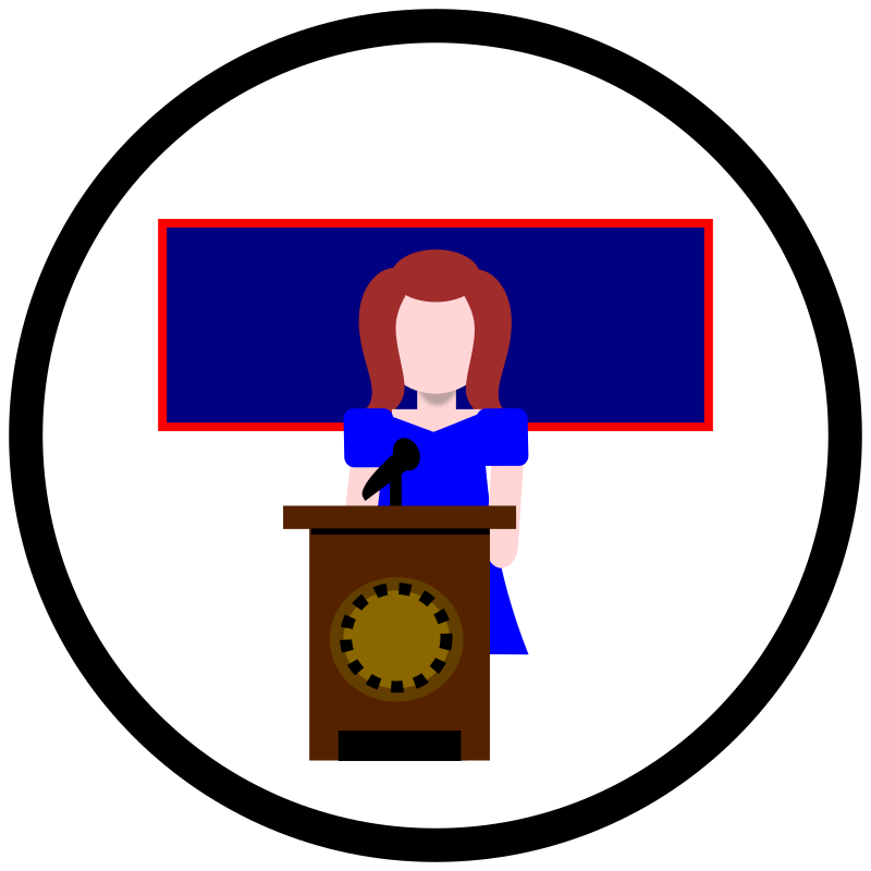 Icon Woman Speaker