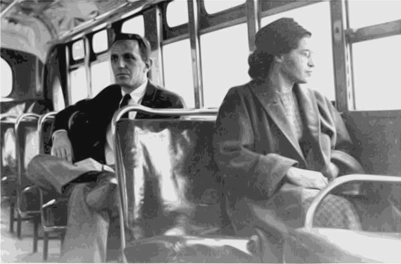 Rosa Parks on a Bus