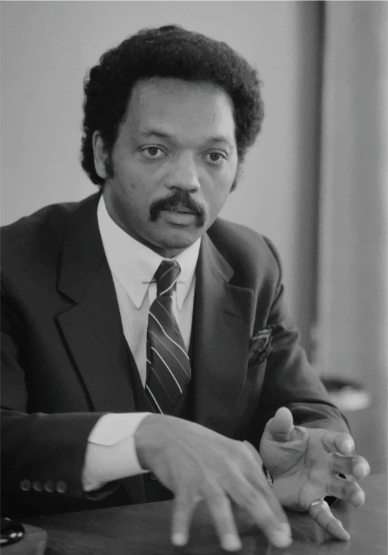 Ultra High Resolution Jesse Jackson Portrait