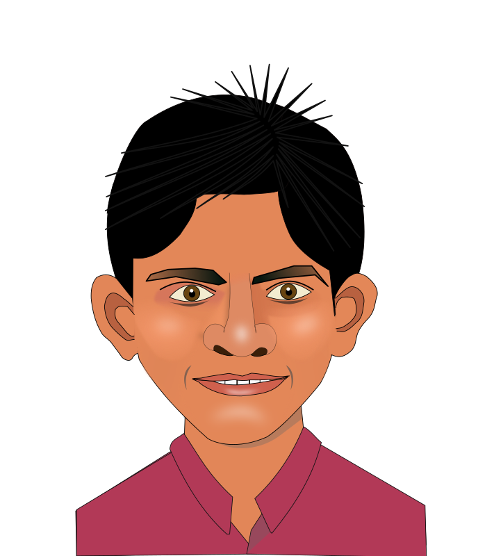 Portrait of Indian Lad