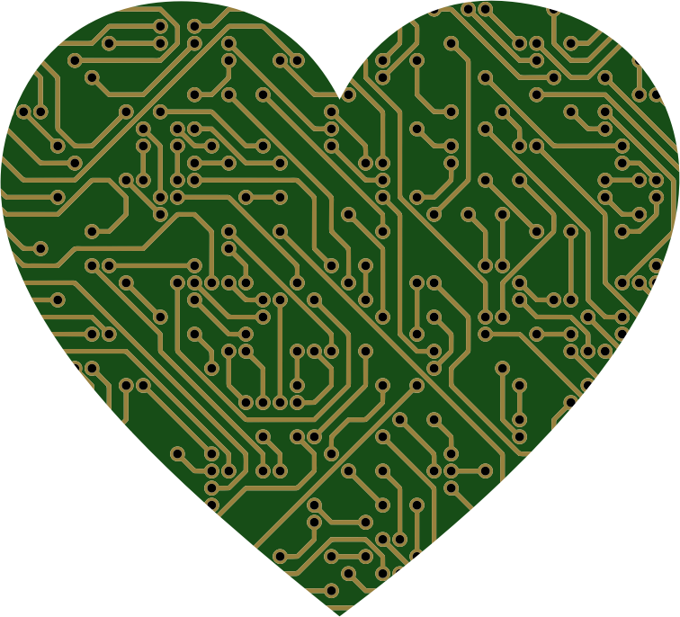 Printed Circuit Board Heart